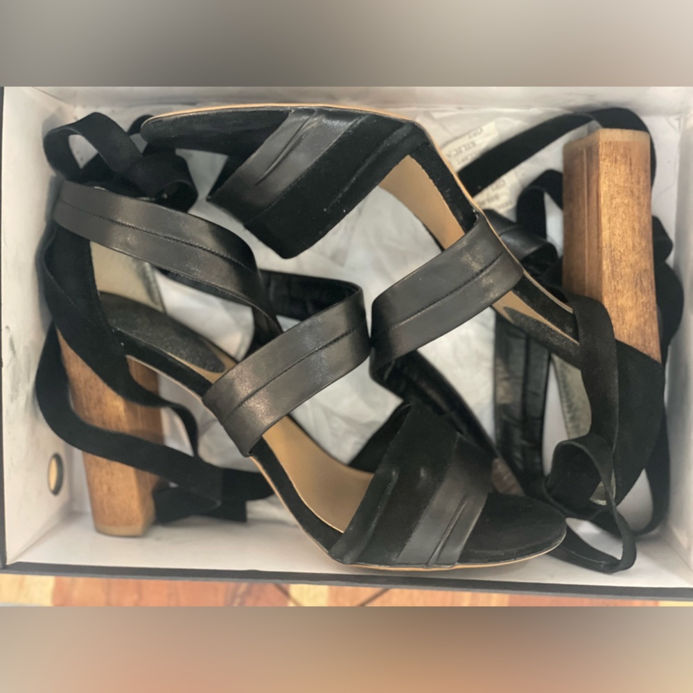 Tony Bianco Suede/Leather Katerina Sandals